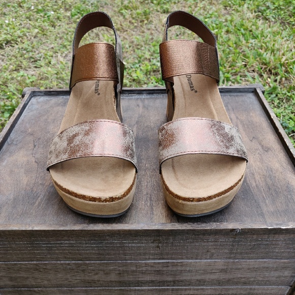 Spring High Wedge Rustic Brown SIZE 10 RESTOCK - Picture 3 of 7